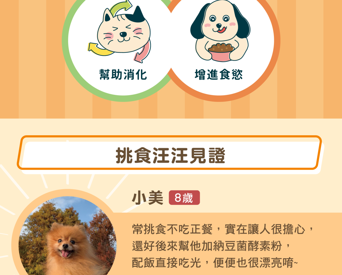 Lovelapet 有了它 挑食 敏弱腸胃byebye 天然保健系列 好肚肚酵素粉 納豆菌 100 克 犬貓適用