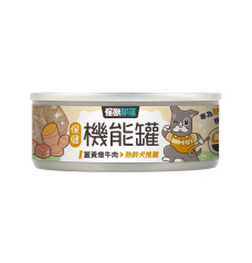 犬用保健機能主食罐 【薑黃燉牛肉】82克 (6入)(狗主食罐頭)