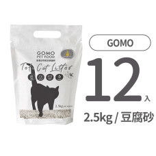 速凝竹炭豆腐貓砂2.5公斤 (12入)