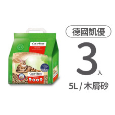 環保凝結木屑砂 紅標 5L (3入)
