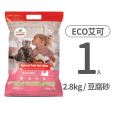 輕質型豆腐貓砂2.8公斤 櫻花(1入)