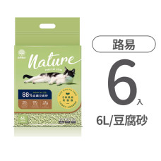 88%高纖豆腐砂 綠茶 6L (6入)