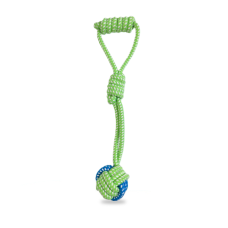 繩結玩具-手把吊球 (31*7公分)(狗玩具)