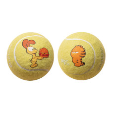 漢堡俘虜萌動球 黃色 (狗玩具)(貓玩具)(5.7*5.7公分)