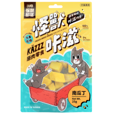 犬貓冷凍零食 南瓜丁25克 (貓狗零食)