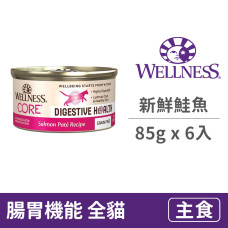 CORE 腸胃消化機能 主食貓罐 85公克【新鮮鮭魚】(6入)(貓主食罐頭)