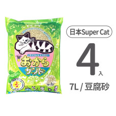 韋民超級環保豆腐砂貓砂 7L (4入)