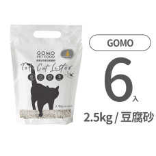 速凝竹炭豆腐貓砂2.5公斤 (6入)