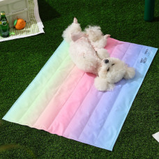 方形冰墊 彩色漸層XL(60x90公分)(夏天貓狗寵物降溫涼感涼墊睡墊)