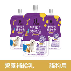 低脂寵物營養補給乳180ml 益生菌牛奶(3入組)(狗零食)(貓零食)
