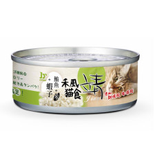 特級禾風貓罐80克【鮪魚+蝦子】(6入)(貓副食罐)