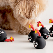 乳膠玩具 BOBO炸彈(4*7公分)(狗玩具)