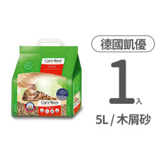 環保凝結木屑砂 紅標 5L (1入)