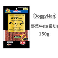 犬用金牌長切野菜牛肉條150克(狗零食)