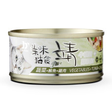 貓罐80克【鮪魚+雞肉+蔬菜】(24入)(貓副食罐)(整箱罐罐)