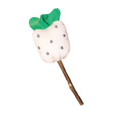 木天蓼+貓薄荷水果造型棒棒糖 草莓款(17x6.5公分)(貓玩具)