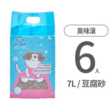1.5mm極細抗臭豆腐貓砂 原味7L(6入)
