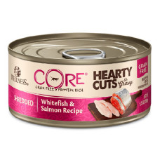 CORE 無穀肉片主食罐 156公克【鮭魚+火雞肉】(6入)(貓主食罐頭)