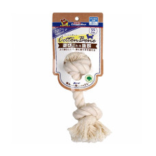 犬用自然素材棉質潔牙拉索玩具 SS(19x2公分)(狗玩具)