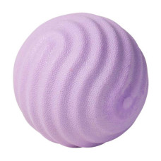 犬用玩具 磨牙咬膠系列 水紋球 紫(6.5x6.5x6.5公分)(狗玩具)