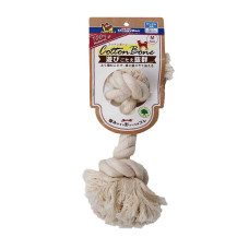 犬用自然素材棉質潔牙拉索玩具 M(11x27x7公分)(狗玩具)