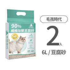 90%纖維絲蘭豆腐砂6L (2入)