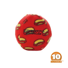 2-IN-1球球 熱狗紅(直徑10公分)(狗玩具)