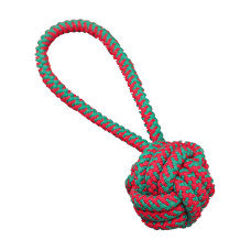聖誕款繩結玩具(9x25公分)(狗玩具)