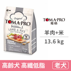 (即期)經典系列高齡犬 高纖低脂 (羊肉+米) 13.6公斤 (狗飼料)(效期2024.03.02)