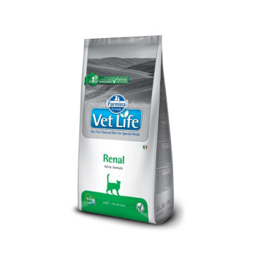 法米納Farmina】VETLIFE 獸醫寵愛天然處方系列貓用腎臟配方2 公斤(貓飼料)