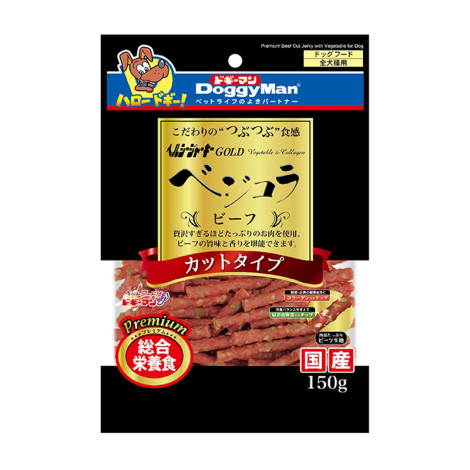 犬用金牌短切野菜牛肉條150克(狗零食),CSS_品牌月_滿799送濕紙巾