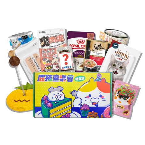 【打拳自HIGH神器帶回家!】屁孩童樂會 越吃越玩越聰明10件組! 【貓咪】澎湃零食盒 貓咪肉泥零食罐頭罐罐推薦組合,bd_熱銷貓用品,FB_貓熱銷品,bd_熱銷,bd_熱銷貓零食_新客,bd_熱銷貓玩具_新客,bd_熱銷貓咪清潔用品_新客,PD_零食_20230508