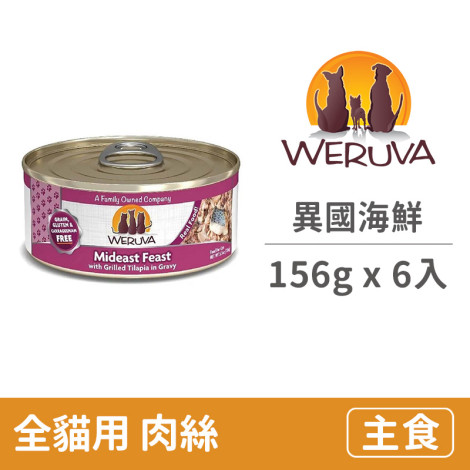 貓罐156克【異國海鮮】(6入)(貓主食罐頭),PD_補水罐罐節_202304