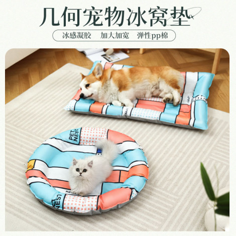 方形加厚款夏季冰窩 幾何抽象M(66x76公分)(夏天貓狗寵物降溫涼感涼墊睡墊),bd_新品_20230725,FB_涼夏用品AD,pd_變價20230814,pd_促20230930到期_變價,CSS_特殺,pd_變價20230823,PD_售完即下架_20230905,pd_變價20230918