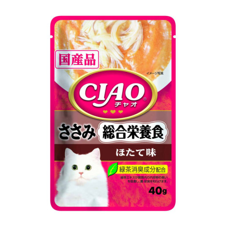 巧餐包 綜合營養食40克【雞肉】(6入)(貓副食餐包),CSS_CIAO_滿599送玩具_2311