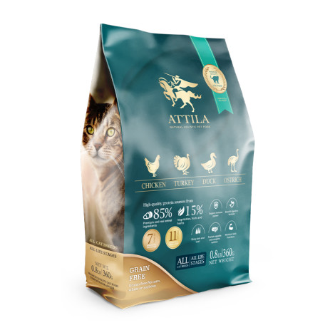 健康無穀貓糧(雞+火雞+鴨+鴕鳥) 360克(貓飼料),CSS_新品,bd_新品_20230208