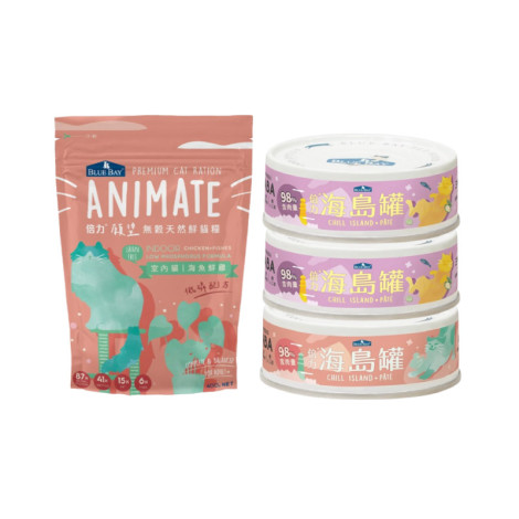 【獨家!】【倍力$369主食套餐組合】Animate 室內熟齡400g X1包 +3罐海島罐(不挑款) (貓飼料),bd_新品_20230218,CSS_倍力_滿千含飼料或餐包送400g飼料,CSS_倍力X貪貪_貓飼料送雪芙糧試吃包,CSS_倍力_滿1200送亮眼pro3入體驗包_202307,CSS_倍力x貪貪品牌慶_滿千送保健組,bd_熱銷,bd_熱銷_組合商品,CSS_倍力x貪貪聯合品牌慶_滿$1299送400g飼料_組合商品用,PD_2023雙11引流品