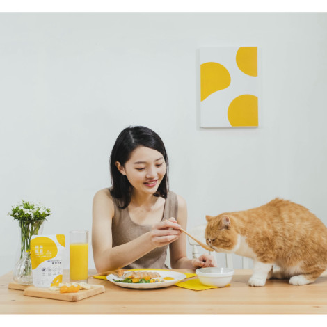 鮮肉泥機能型貓主食餐包140克【香草嫩雞】(12入)(貓主食餐包)