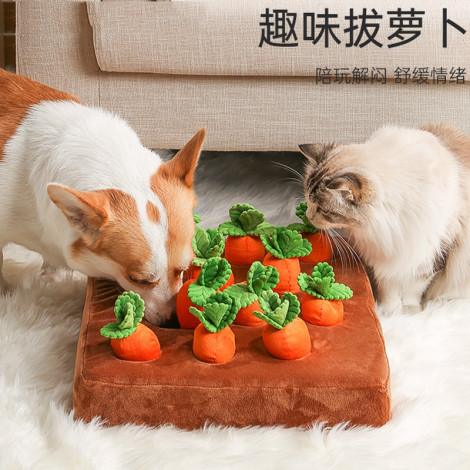 拔蘿蔔嗅聞玩具(35x35公分)(貓狗玩具),bd_新品,CSS_新品