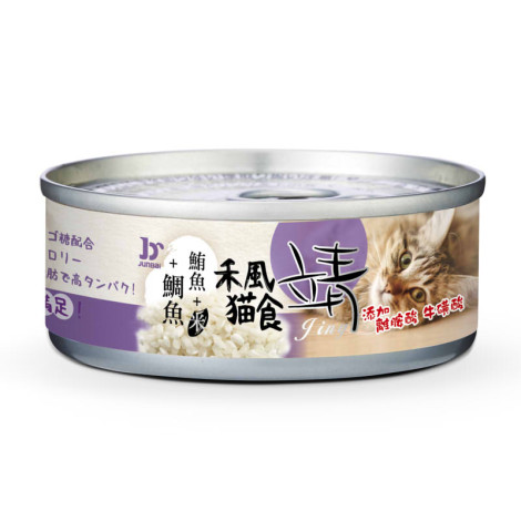 特級禾風貓罐80克【鮪魚+鯛魚】(24入)(貓副食罐)(整箱罐罐)